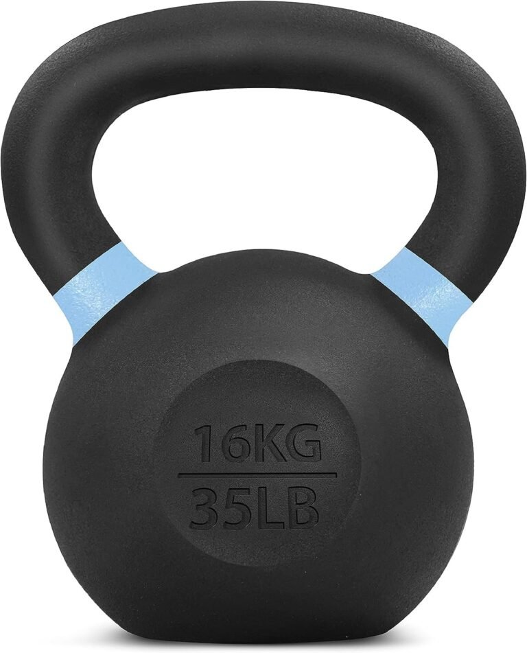 Yes4All Powder Coated Cast Iron Kettlebell
