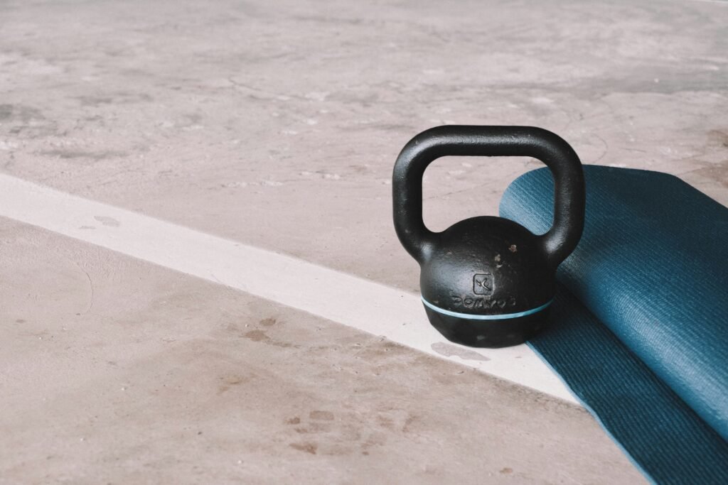 Clean And Press With Kettlebell